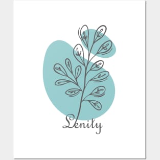 Lenity Hand Drawn Minimal, inspirational meanings Posters and Art